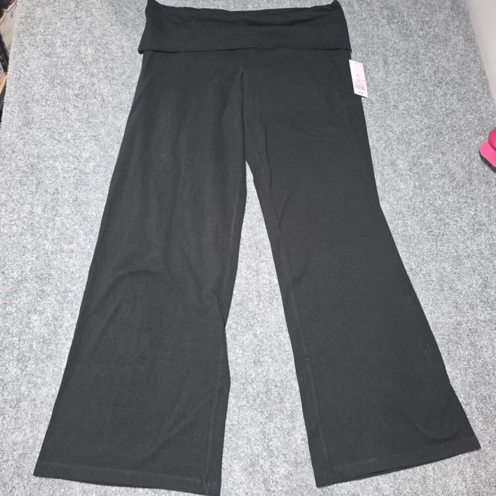 Fold Over Flare Pants Size XL